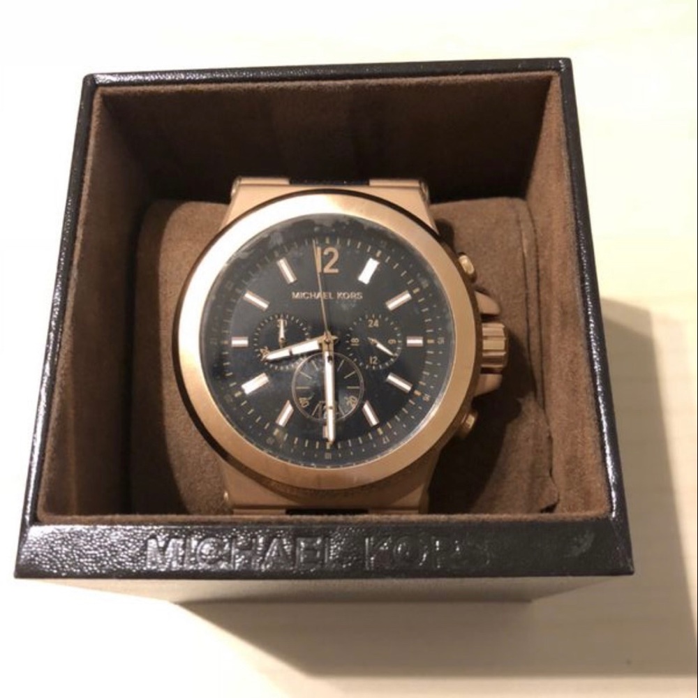 Men's Michael Kors Dylan Rose Gold Watch